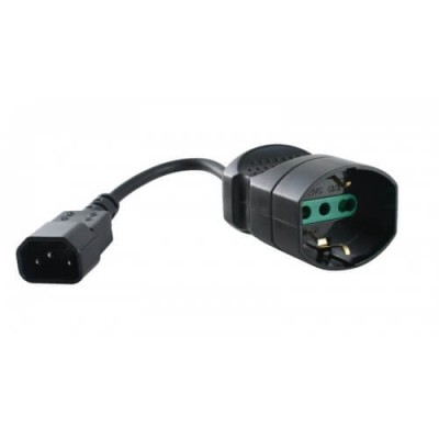 MACH POWER CAVO PER UPS ADATTATORE DA SPINA IEC A PRESA SCHUKO BIPASSO - CV-CO-SHU-IEC