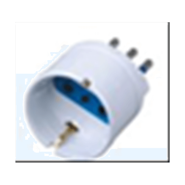 MACH POWER ADATTATORE SPINA 16A 2P+T - PRESA SCHUKO 10A 2P+T BIANCA