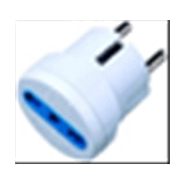 MACH POWER ADATTATORE SCHUKO SPINA 16A 2P+T - PRESA 10/16A 2P+T BIANCA