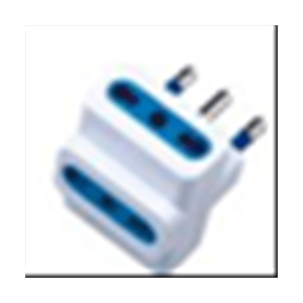 MACH POWER ADATTATORE TRIPLO SPINA 16A 2P+T - 3 PRESE 10/16A BIANCA