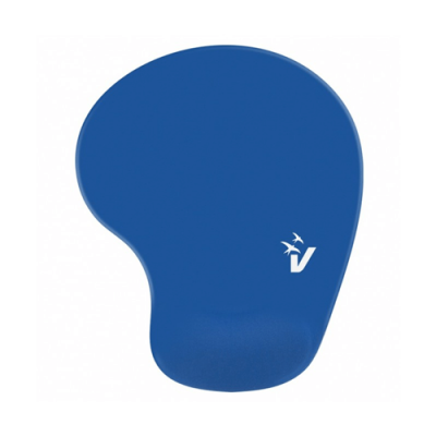 VULTECH MOUSEPAD ERGONOMICO CON POGGIAPOLSO IN GEL BLU MP-02B