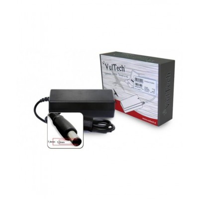 ALIMENTATORE PER NOTEBOOK HP - 65W 18.5V 3.5A CONNETTORE 7.4X5.0MM - VULTECH HP18535H-312