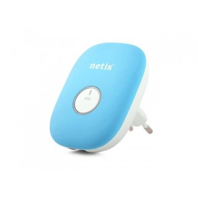 NETIS E1+ 300Mbps Wireless N Range Extender - ripetitore wireless 2,4ghz - colore azzurro