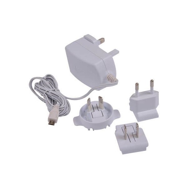 5.1 V dc, 2.5 A Alimentatore ufficiale Raspberry Pi 3 bianco