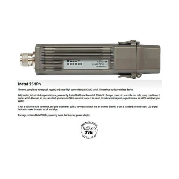 MikroTik RouterBOARD  Metal 5 RBMetal5SHPn