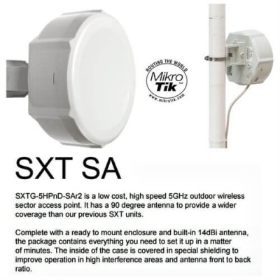 MikroTik RouterBOARD SXT SA5 RBSXTG-5HPnD-SAr2