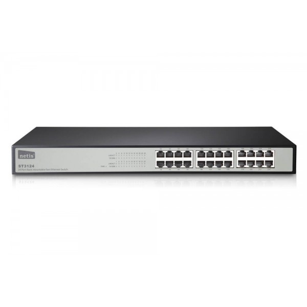 SWITCH NETIS ST3124 24 porte fast ethernet 10/100Mbps