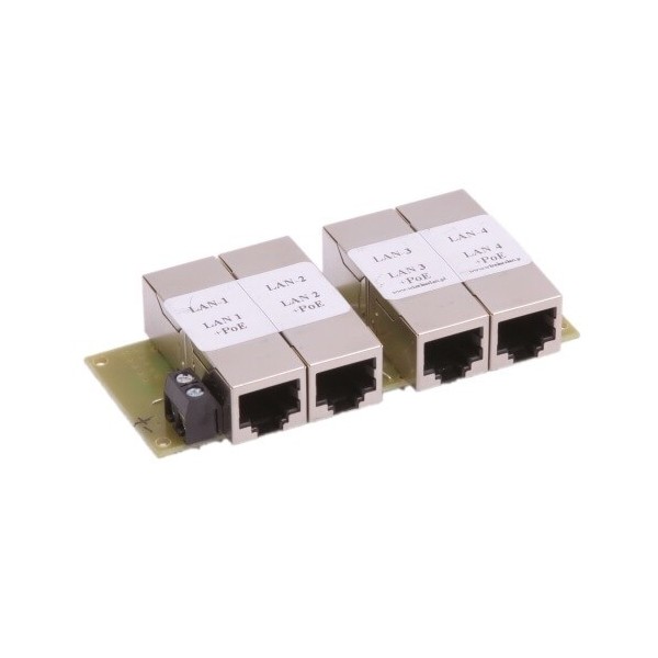 Iniettore PoE 4xLan/4xPoE