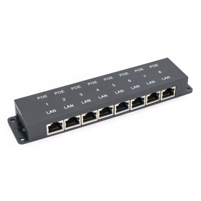Poe Injector 8 ports 12-56V