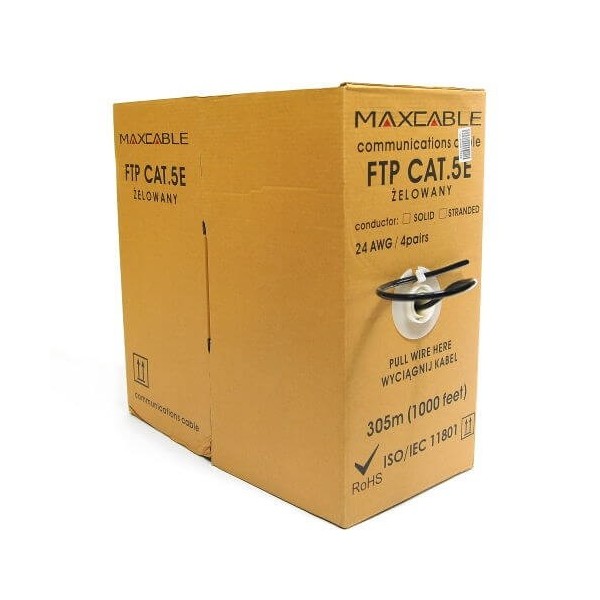 Cavo CCA FTP Maxcable kat.5e 305m gel esterno