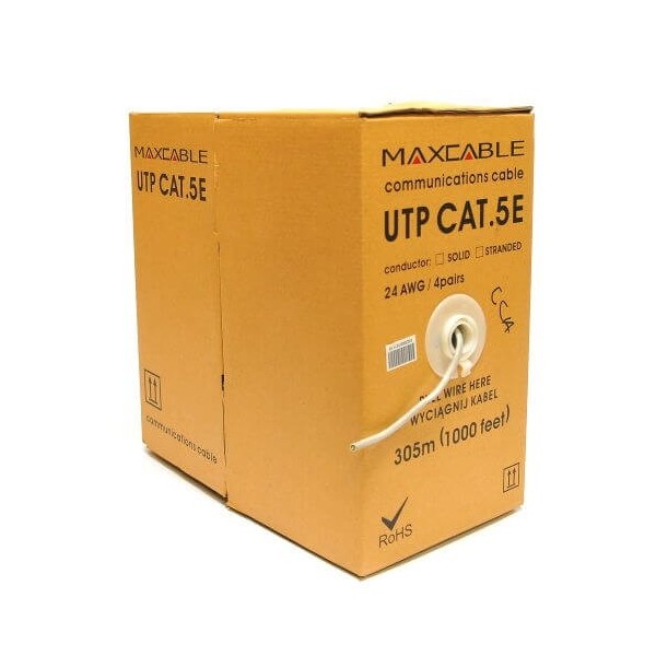 Cavo UTP Maxcable, cat.5e, 305m, CCA