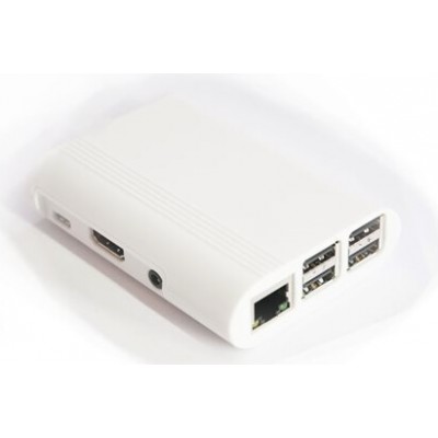 Contenitore  per Raspberry Pi 3 Model B, 2 B, B+, bianco