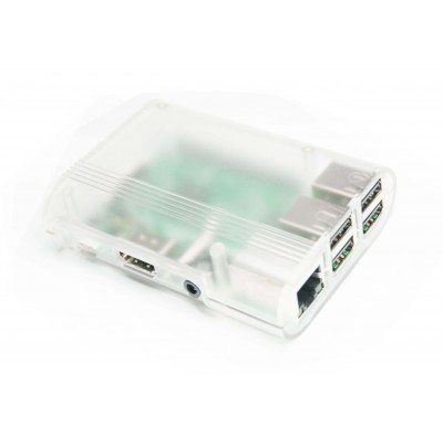 Contenitore  per Raspberry Pi 3 Model B, 2 B, B+, trasparente opaco