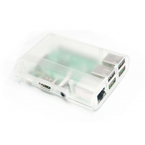 Contenitore  per Raspberry Pi 3 Model B, 2 B, B+, trasparente opaco