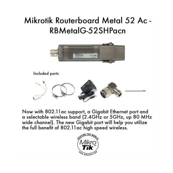 MikroTik RouterBOARD  Metal 52 ac RBMetalG-52SHPacn