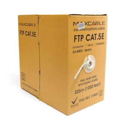 Cavo FTP Maxcable filo cat.5e in CCA 305m MAXCABLE-FTP-CCA