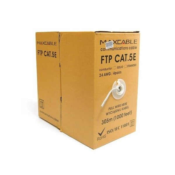 Cavo FTP Maxcable filo cat.5e in CCA 305m MAXCABLE-FTP-CCA