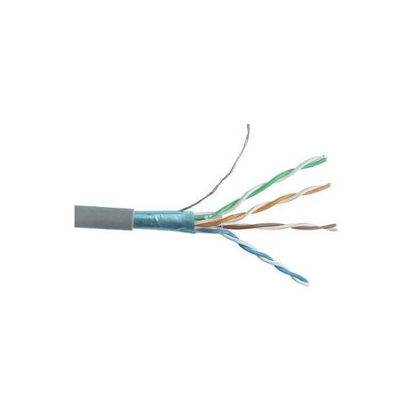 Cavo FTP (cu) 100MT cat.5E MATASSA IN RAME CON GUAINA PVC