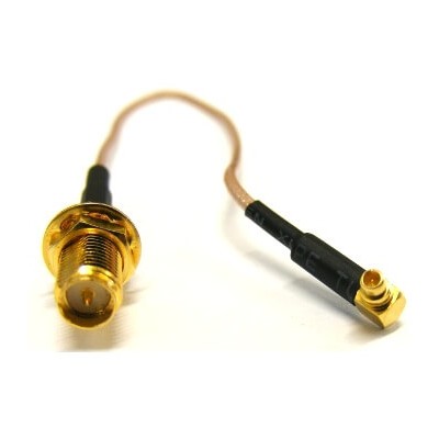 MMCX to RP-SMA Male pigtail, 20cm