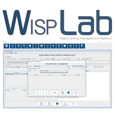 WISPLAB BASE piattaforma di gestione dedicata a ISP/WISP