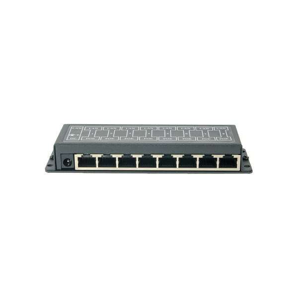 ADATTATORE POE 8-PORTE CON CUSTODIA CDR-POE-8P-DESK