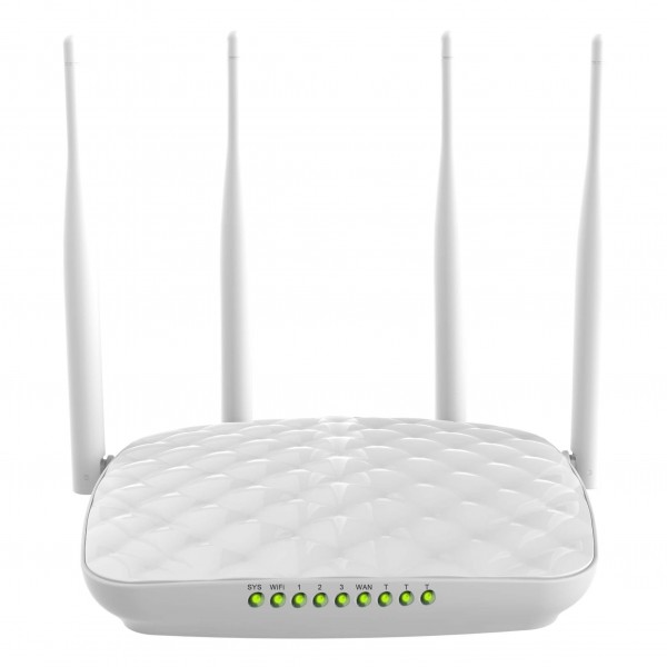 TENDA FH456  router wireless 2.4 GHz, 300 Mb/s, 4 Antenne da 5dBi