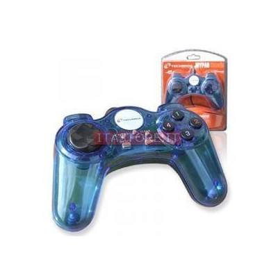 JOYPAD PER PC USB CLASSICO TECHMADE (BLU O NERO)