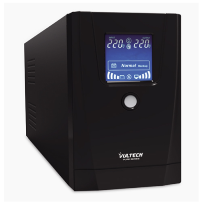 UPS 1500VA GRUPPO DI CONTINUITÀ VULTECH UPS1500VA-PURE LINE INTERACTIVE ONDA SINUSOIDALE PURA CON...