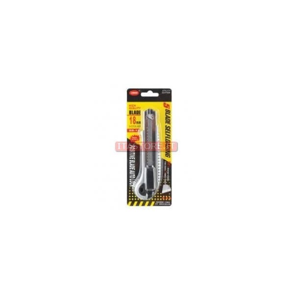Taglierino professionale con 5 lame di ricambio da 18 mm