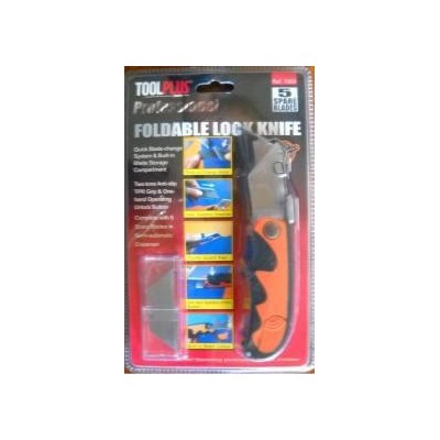 Coltello professionale con chiusura pieghevole con 5 lame di ricambio