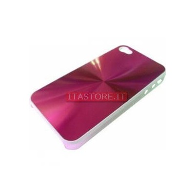 Cover custodia case rigida in plastica fuxia rosa per Apple Iphone 4 4G