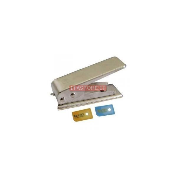 Taglia sim in micro sim in robusto acciaio con 2 adattatori