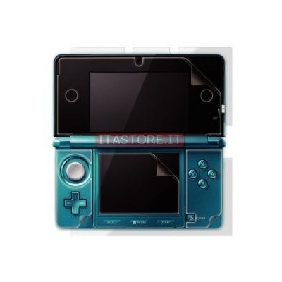 3DS 2 Pellicole protettive antigraffio per schermo display Nintendo 3DS