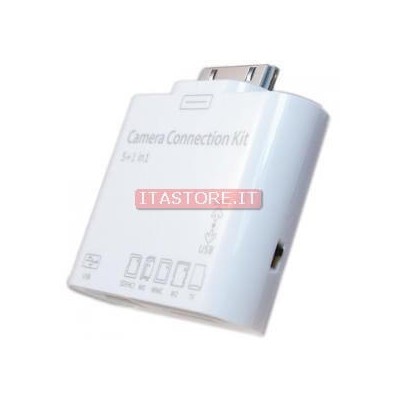 Kit 5 in 1 camera connection card USB MS SD per iPad 1 2