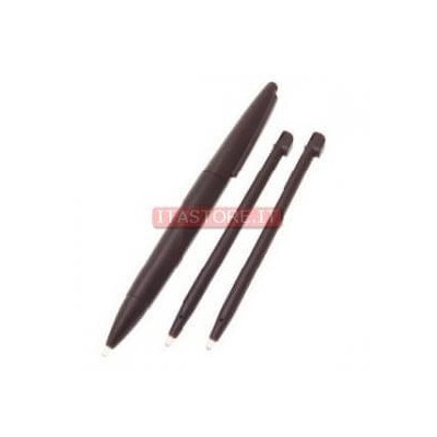 Kit confezione 3 pennini grande e normale touch screen per Nintendo Dsi XL DSiXL colore marrone