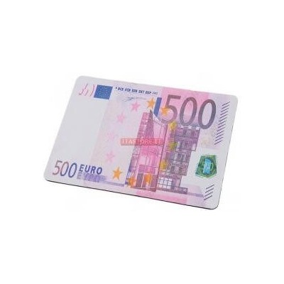 Tappetino mouse pad banconota 500 euro morbido antiscivolo in gomma misure 28 x 20 cm