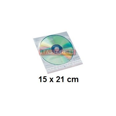 100 buste bustine con chiusura a pressione con zip in polietilene da 50 micron da 15 x 21 cm