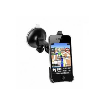 Supporto da auto orientabile inclinabile e rotante con ventosa per Apple Iphone 4 4G 4S