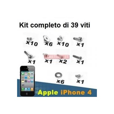 Set di 39 viti di ricambio kit completo per cellulari iPhone 4 4S