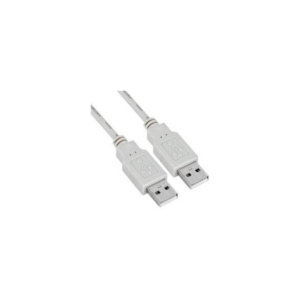 Cavo USB 2.0 AA A/A maschio - maschio colore grigio lungo 1,8 metri
