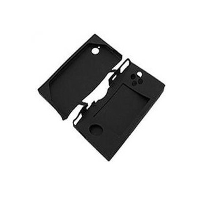 Custodia case protettiva in gomma silicone colore nera per Nintendo DSI