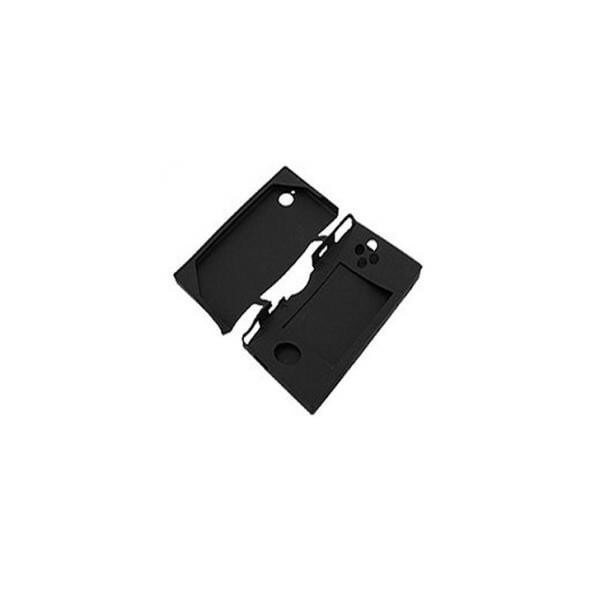 Custodia case protettiva in gomma silicone colore nera per Nintendo DSI