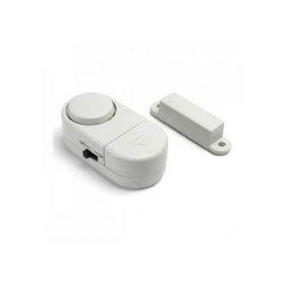 Allarme acustico senza fili wireless da 90 dB per porte e finestre adesivo con batterie