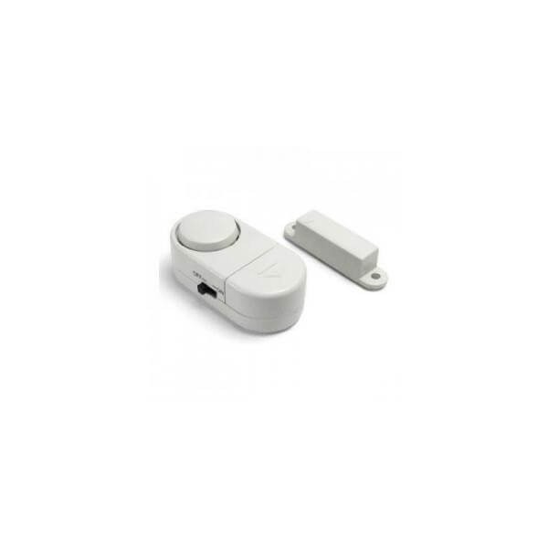 Allarme acustico senza fili wireless da 90 dB per porte e finestre adesivo con batterie