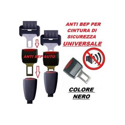 Anti Bip universale nero disattiva allarme delle cinture sicurezza della tua auto