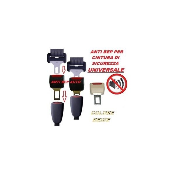 Anti Bip universale beige ocre disattiva allarme delle cinture sicurezza della tua auto