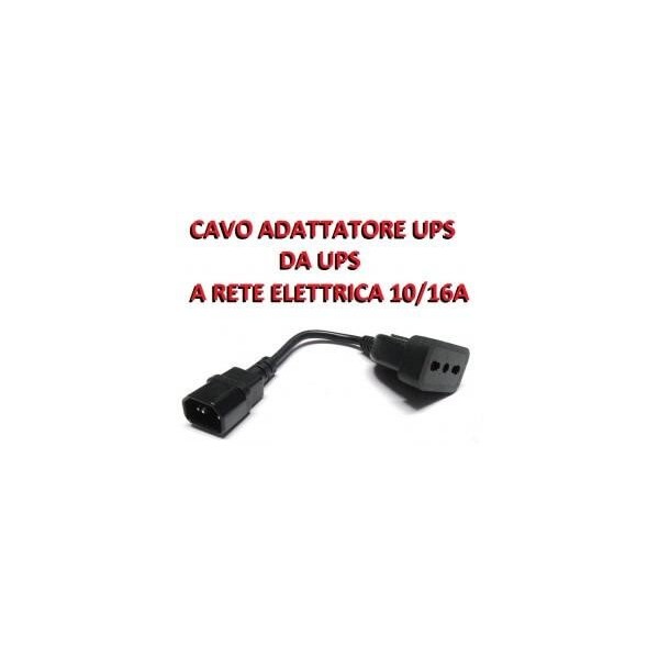 Cavo adattatore da UPS a rete elettrica italiana 10/16A