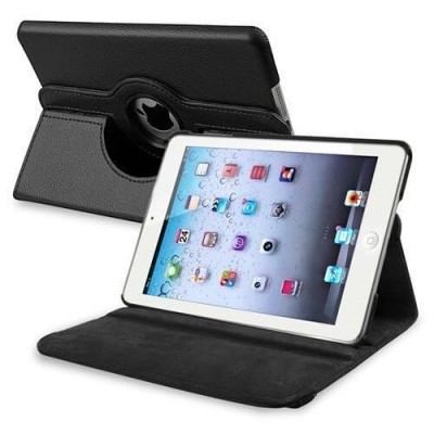 Smart Cover custodia ruotante 360 in ecopella nera per iPad 2 3 4