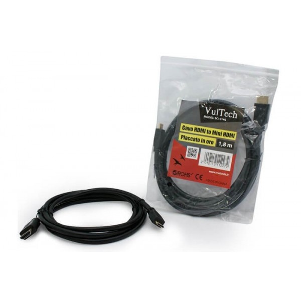 Cavo Hdmi to Mini Hdmi vers 1.3 lungo 1.8 metri Vultech SC10140