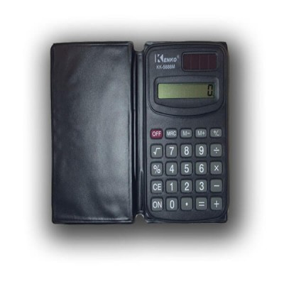 Mini calcolatrice tascabile ad energia solare Kenko KK-5888M